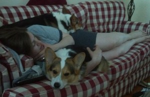 If we surround her, she can't go anywhere without us!