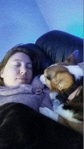 Leia guarding Person